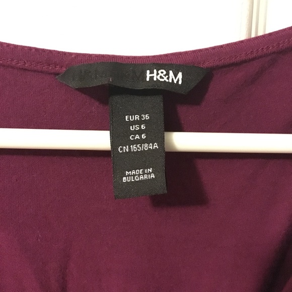 H&M Maroon Day Dress - Picture 3 of 5